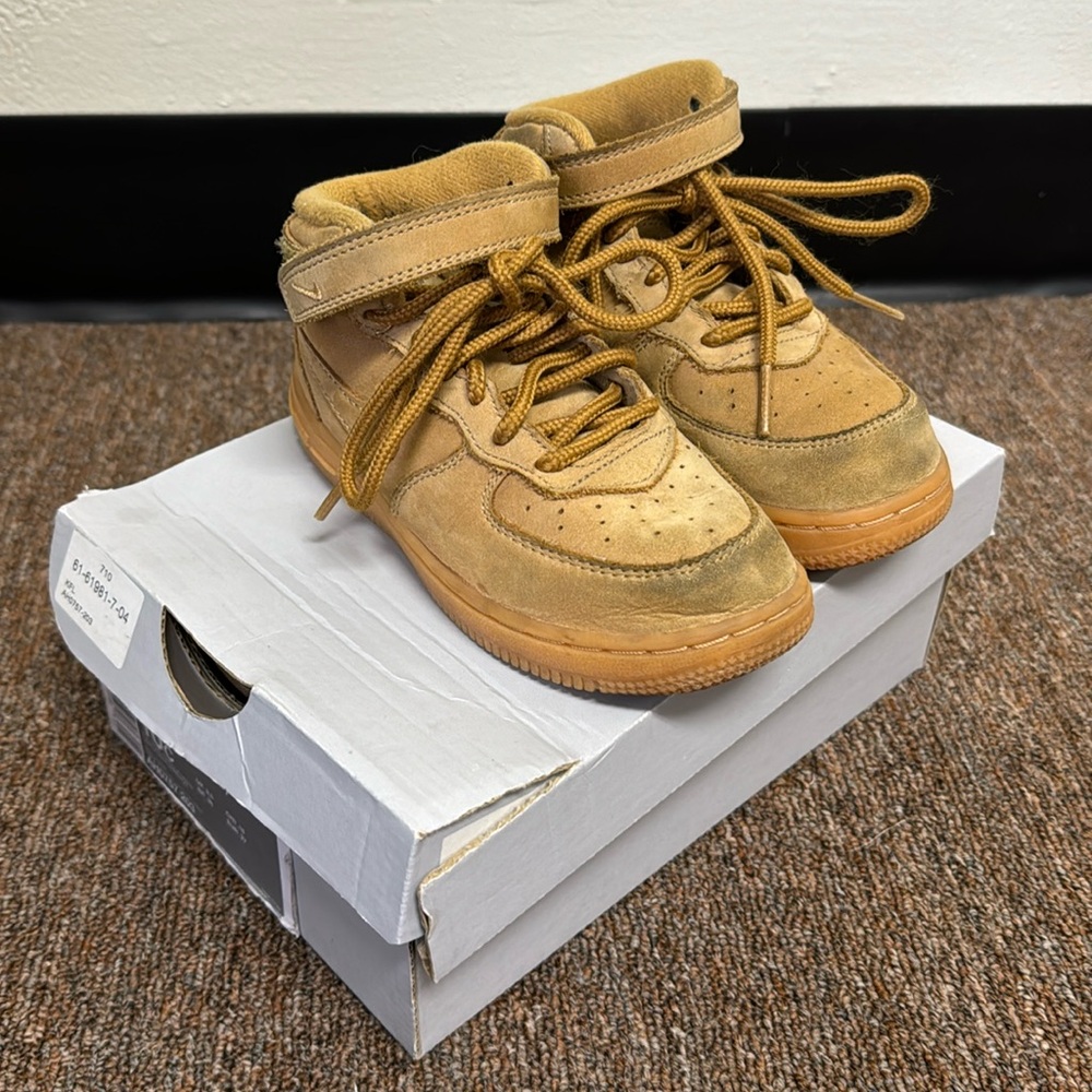 Air Force 1 Mid Toddler - Flax